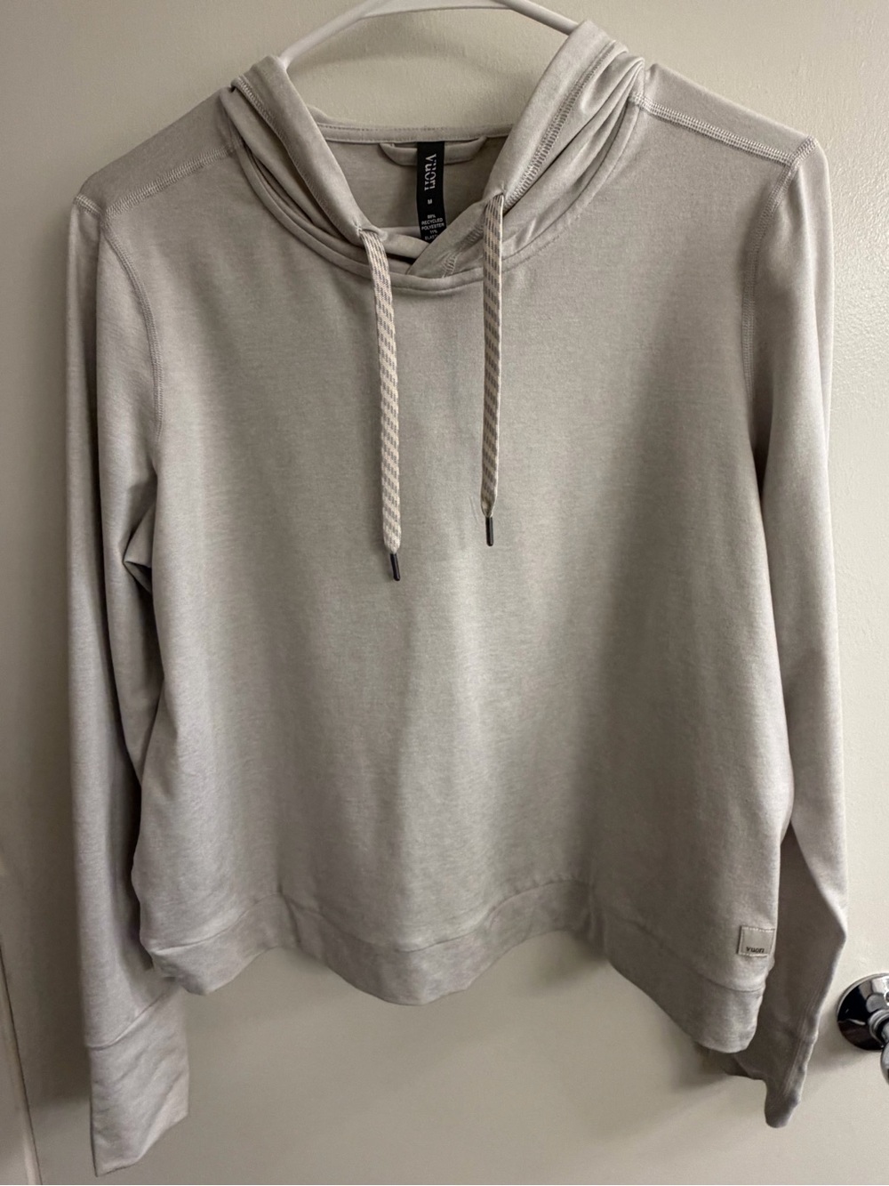 Vuori Light Gray Pullover Hoodie